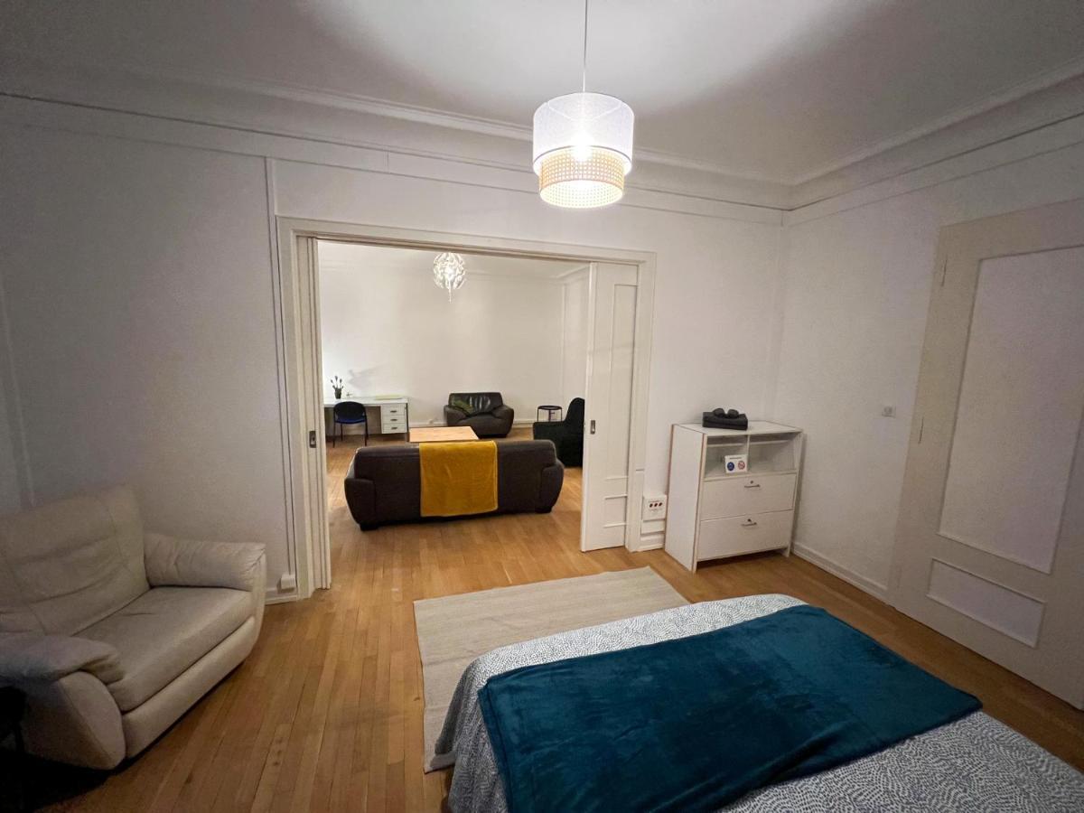 Chambres Privees -Private Room- Dans Un Spacieux Appartement - 100M2 Centre Proche Gare 뮐루즈 외부 사진